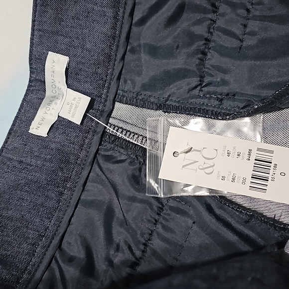 7th Avenue Runway Fit 6 Button High Waisted Super Slim Pants Size 0 NWT - Picture 4 of 7